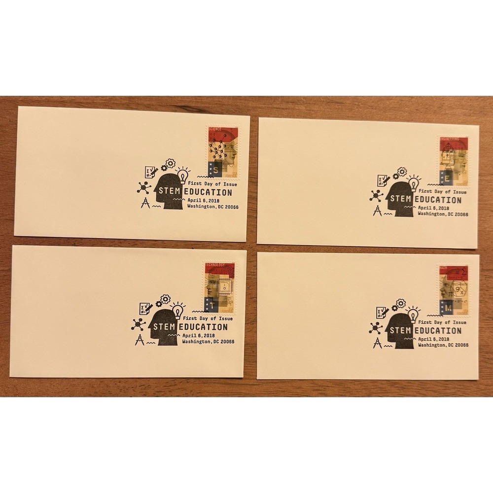 US Scott 5276-5279 STEM Education (set of 4) BWP FDC 2018